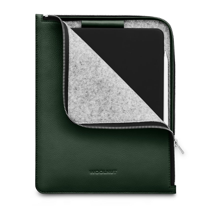Woolnut Leather Folio za iPad Pro 12.9" - zelena - iSTYLE SI