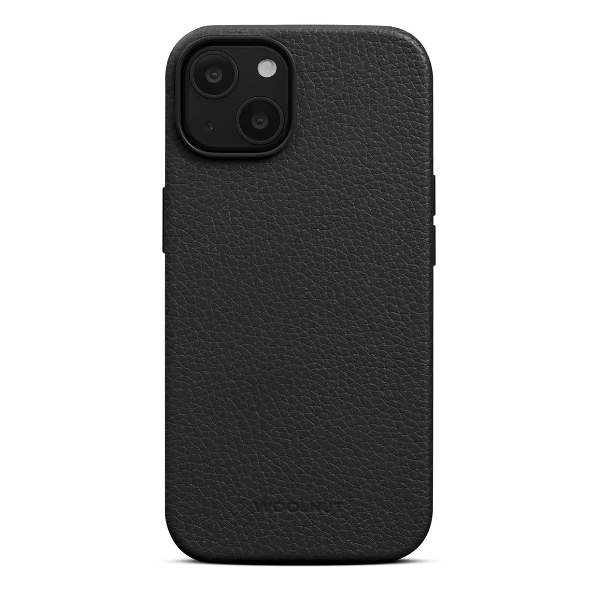Woolnut usnjeni ovitek za iPhone 14 - črna - iSTYLE SI