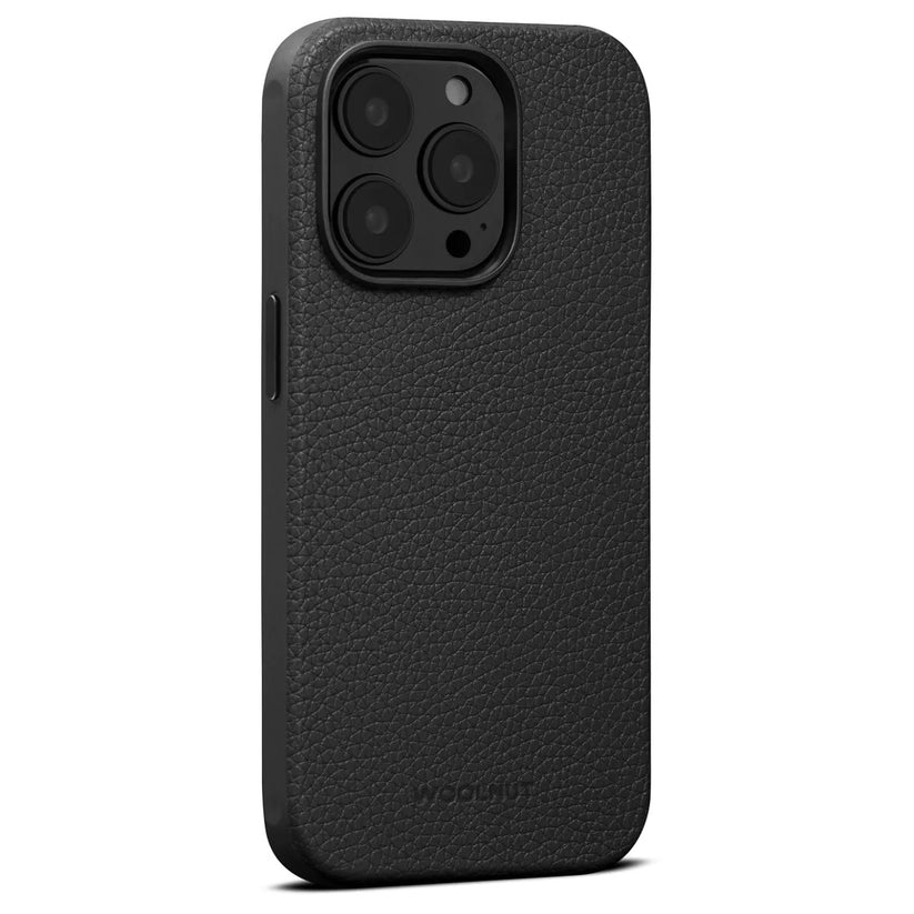 Woolnut usnjeni ovitek za iPhone 14 Pro Max - črna - iSTYLE SI