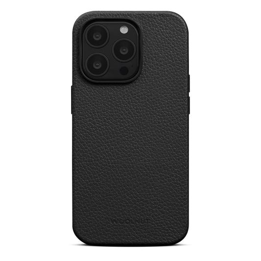 Woolnut usnjeni ovitek za iPhone 14 Pro - črna - iSTYLE SI