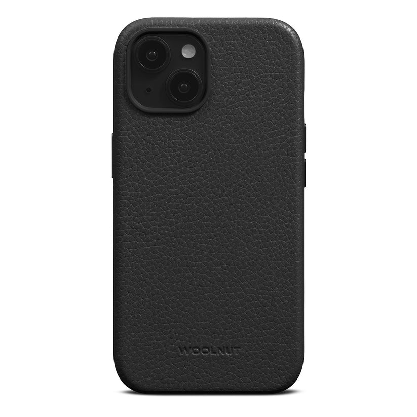 Woolnut usnjeni ovitek za iPhone 15 z MagSafe - črna - iSTYLE SI