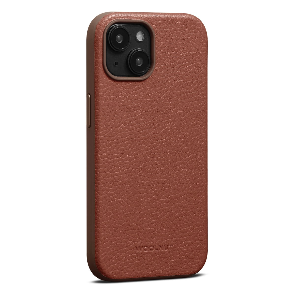 Woolnut usnjeni ovitek za iPhone 15 z MagSafe - Cognac - iSTYLE SI