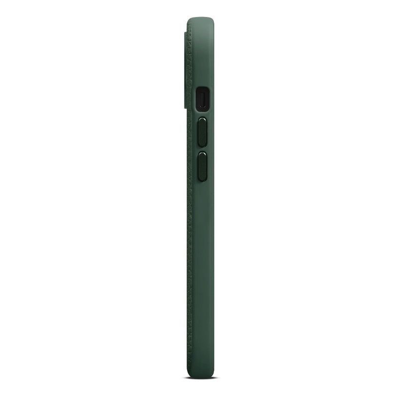 Woolnut usnjeni ovitek za iPhone 15 Plus z MagSafe - zelena - iSTYLE SI
