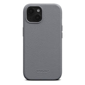 Woolnut usnjeni ovitek za iPhone 15 Plus z MagSafe - siva - iSTYLE SI