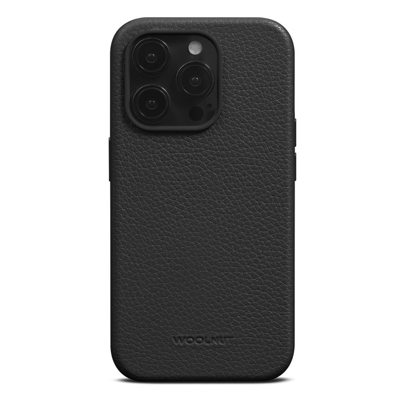 Woolnut usnjeni ovitek za iPhone 15 Pro Max z MagSafe - črna - iSTYLE SI