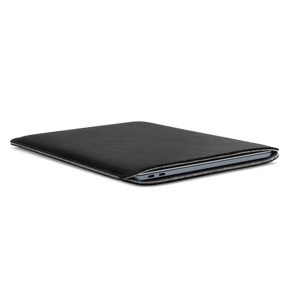 Woolnut usnjeni Sleeve za 13-palčni MacBook Pro/Air - črna - iSTYLE SI