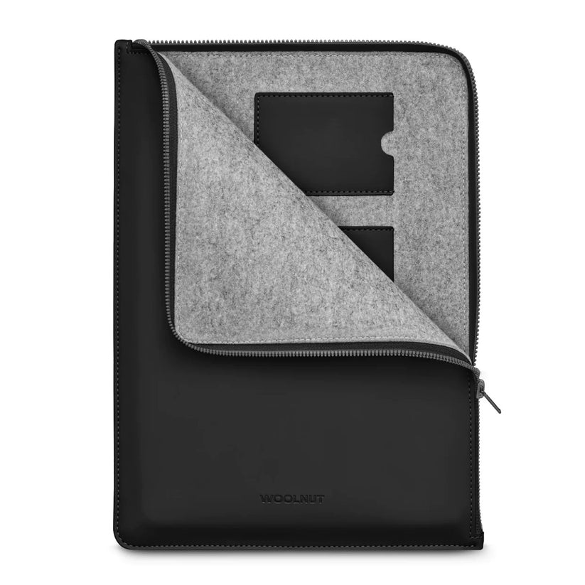 Woolnut Coated Folio za MacBook Pro 14" - črna - iSTYLE SI