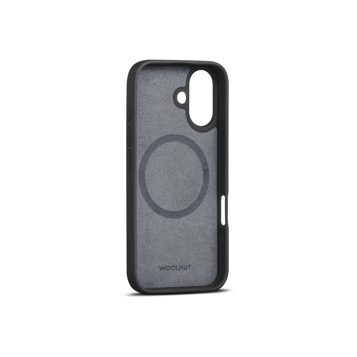 Woolnut usnjeni ovitek za iPhone 16 z MagSafe - črna - iSTYLE SI