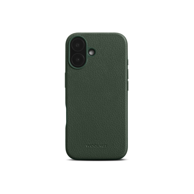 Woolnut usnjeni ovitek za iPhone 16 z MagSafe - zelena - iSTYLE SI