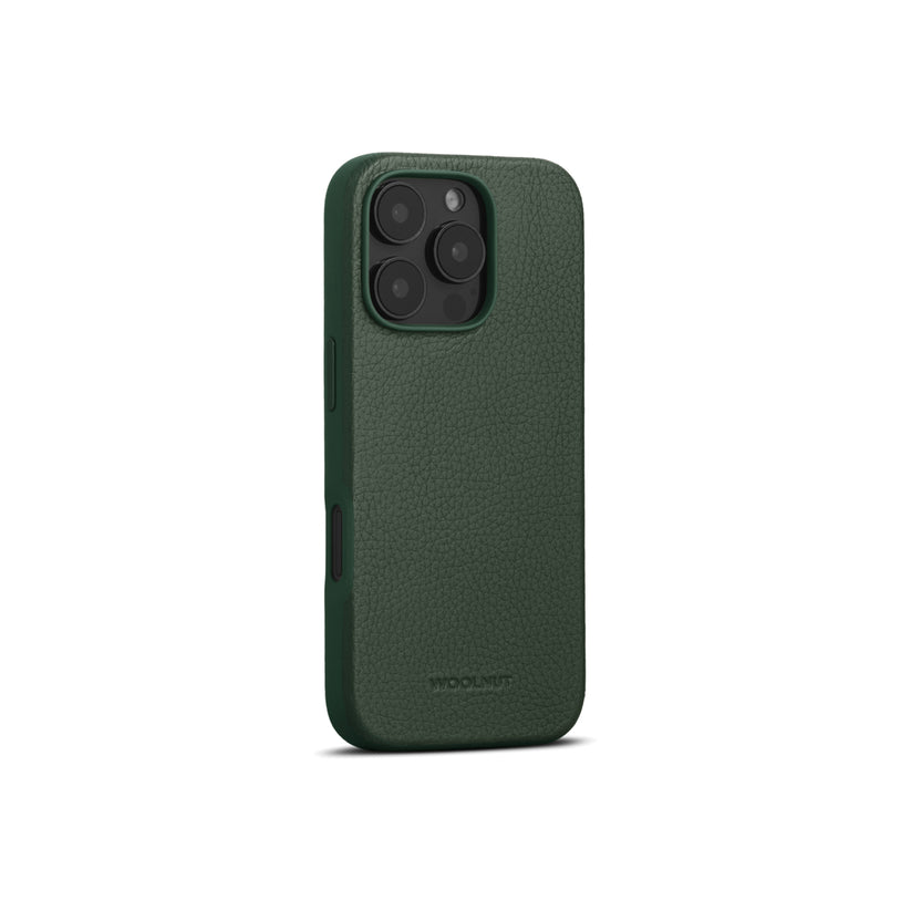 Woolnut usnjeni ovitek za iPhone 16 Pro z MagSafe - zelena - iSTYLE SI