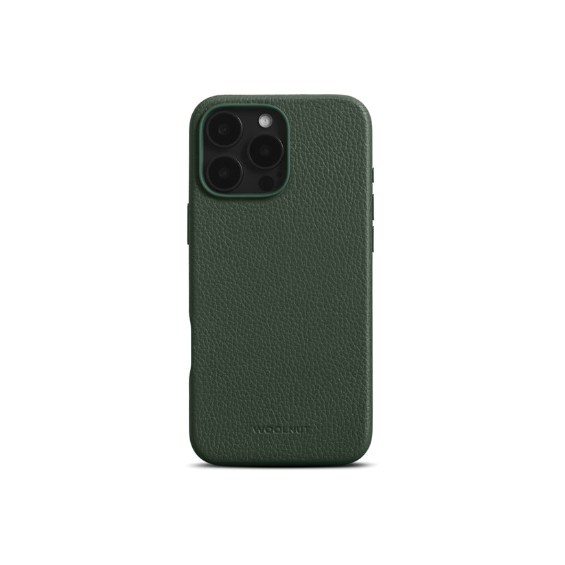 Woolnut usnjeni ovitek za iPhone 16 Pro Max z MagSafe - zelena - iSTYLE SI