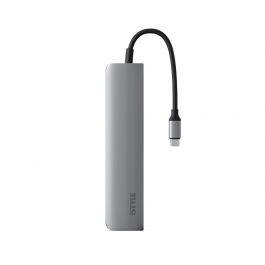 iSTYLE 6v1 aluminijasti USB-C HUB - vesoljno siva