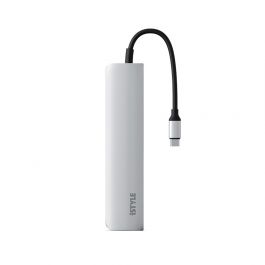 iSTYLE 6v1 aluminijasti USB-C HUB - srebrna