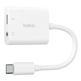 Belkin ROCKSTAR 3.5 mm audio + USB-C Charge Adapter