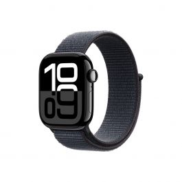 Apple Watch Series 10 GPS 42mm Jet Black Aluminium Case with Ink Sport Loop