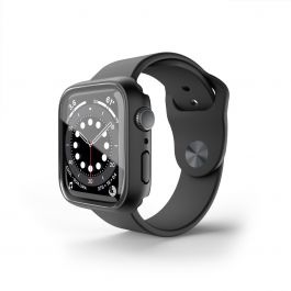 Next One Glass Case za Apple Watch 44 mm - črna