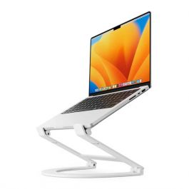 TwelveSouth Curve Flex stojalo za MacBook - bela