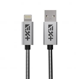 "NEXT ONE METALLIC USB-A Lightning kabel - Space Gray