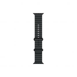 Apple Watch pašček 49 mm: Black Ocean Band - Black Titanium Finish