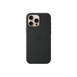 Apple silikonski ovitek za iPhone 16 Pro Max z MagSafe - črna