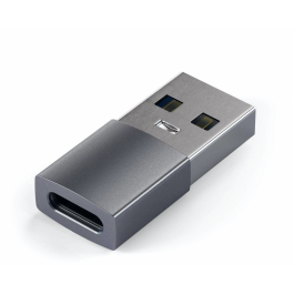 SATECHI USB-A to USB-C adapter - vesoljno siva