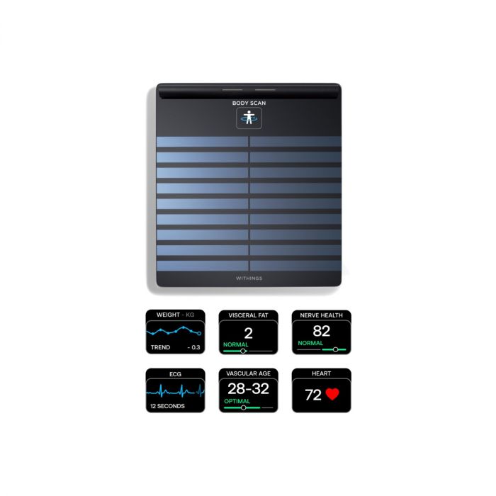 Withings Body Scan Connected Health Station Black WBS08-Black-All