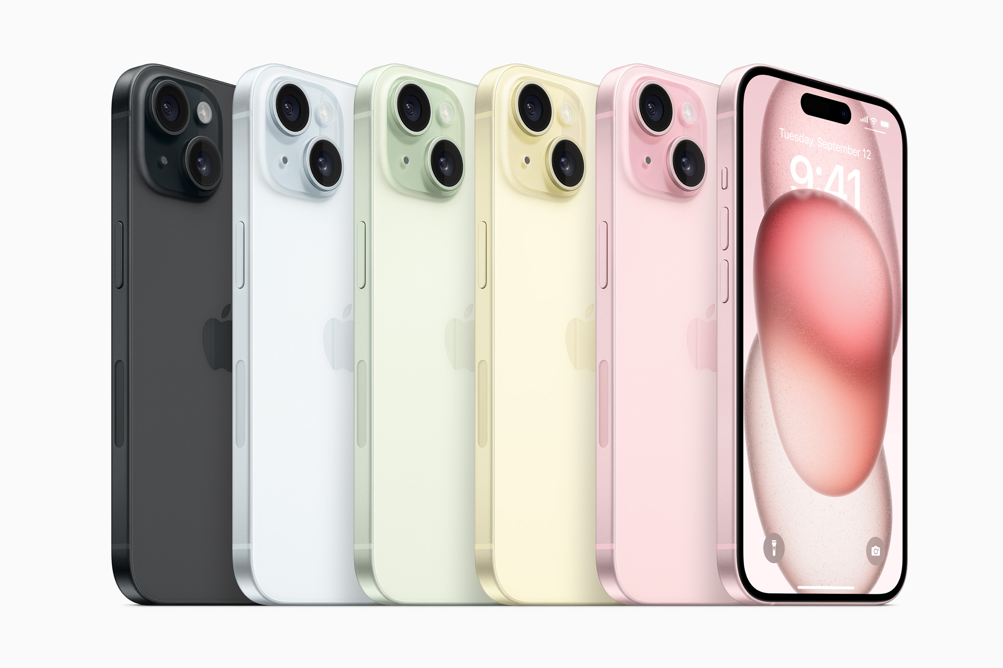 iPhone 15 v vseh barvah